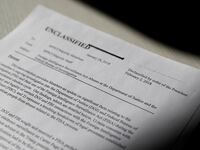 A copy of the formerly top secret classified memo written by House Intelligence Committee Republican staff and declassified for release by U.S. President Donald Trump.