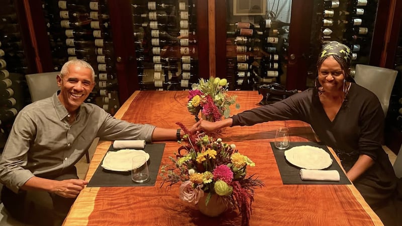 Barack Obama posted a loving photo for his wife's 61st birthday.