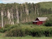 Castle Peak Ranch is one of a few structures.