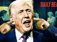 Donald Trump not listening in his Situation Room at Mar-A-Lago.