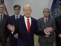 James Austin Johnson dusted off his Donald Trump wig to poke fun at the former president’s very bad week.