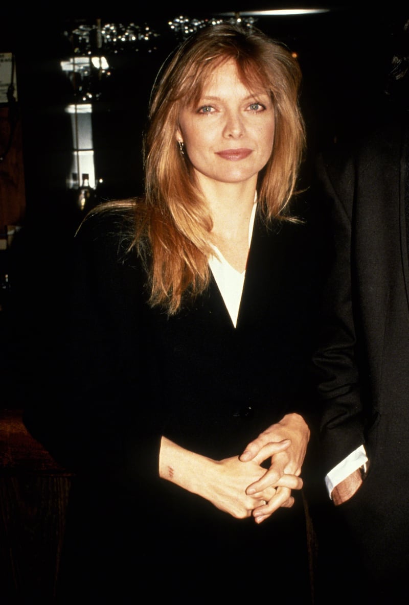 Michelle Pfeiffer in the 1990s in New York City.