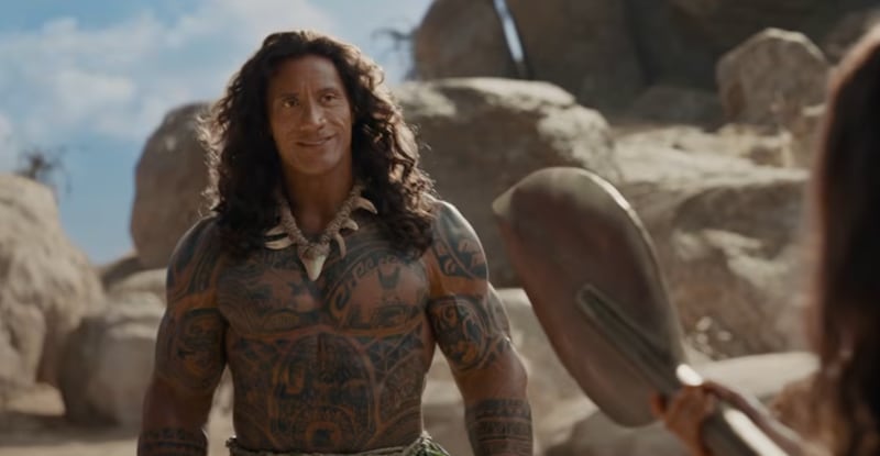 Dwayne Johnson on "Moana."
