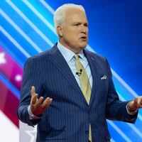 WASHINGTON, DC, DISTRICT OF COLUMBIA, UNITED STATES - 2023/03/02: Matt Schlapp, CPAC Chairman speaks on the 1st day of CPAC (Conservative Political Action Conference) Washington, DC conference at Gaylord National Harbor Resort & Convention. (Photo by Lev Radin/Pacific Press/LightRocket via Getty Images)