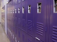 Photo of a row of student lockers.