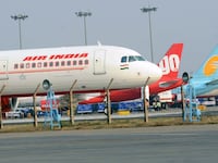 An Air India Airbus A320 aircraft is seen on the tarmac at the Indira Gandhi International Airport in New Delhi.