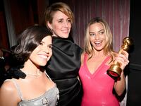America Ferrera, Greta Gerwig and Margot Robbie
