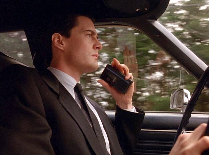 Kyle MacLachlan in "Twin Peaks" in 1990.