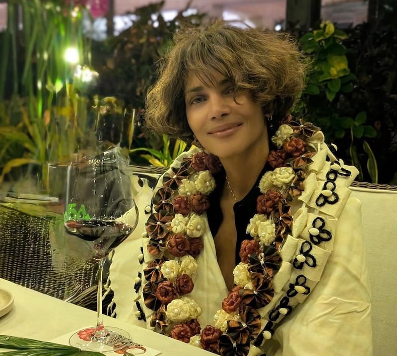 Halle Berry on vacation at the Kokomo Private Island in August 2026.