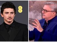 Chalamet and Nathan Lane
