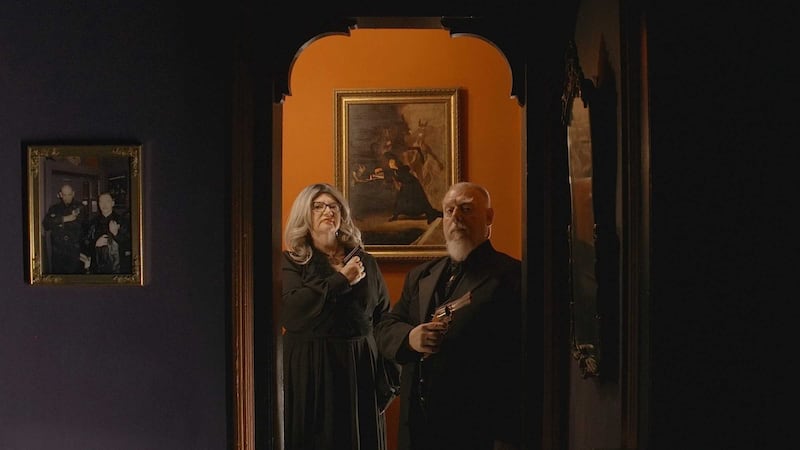 A production still from Realm of Satan