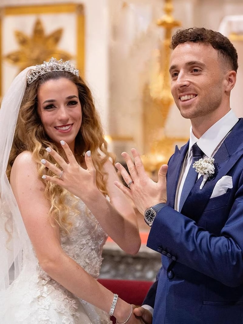 Diogo Jota marrying Rute Cardoso