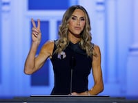 Lara Trump compared Kamala Harris to a designer trash bag.