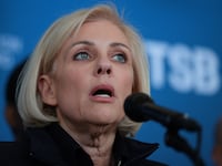 NTSB Chairman Jennifer Homendy revealed a frightening number of near misses.