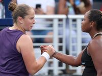 Taylor Townsend and Jelena Ostapenko