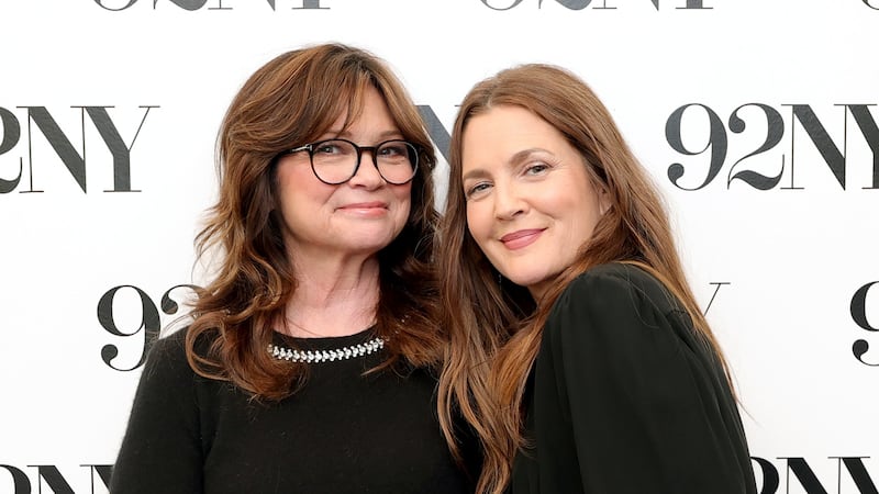 NEW YORK, NEW YORK - MARCH 10: (L-R) Valerie Bertinelli and Drew Barrymore pose before an In Conversation for Bertinelli's new book, "Getting Naked: The Quiet Work Of Becoming Perfectly Imperfect" at 92NY on March 10, 2026 in New York City. (Photo by Michael Loccisano/Getty Images)