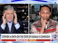 Stephen A. Smith argued with Sean Hannity about Donald Trump and Kamala Harris on Fox News.