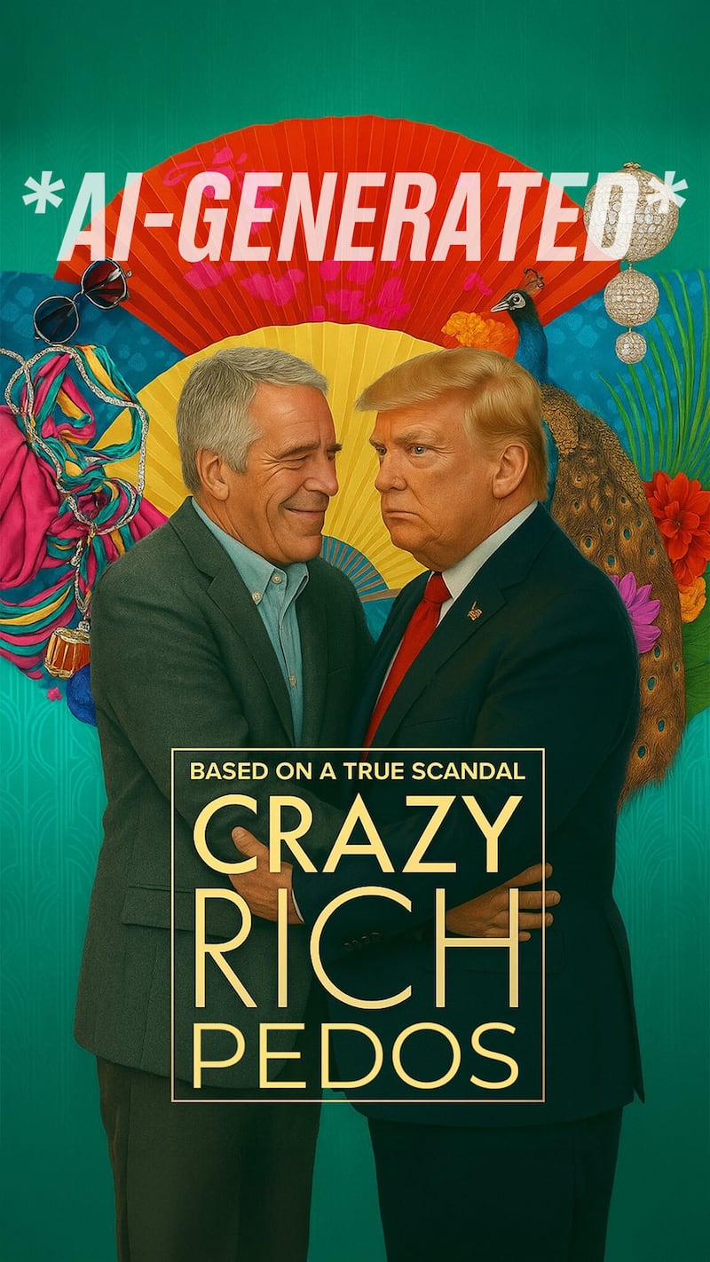 Jimmy Gomez's mock-up of a movie poster.