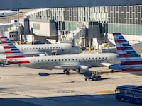 Fleet of American Airlines aircraft, LaGuardia Airport, New York, United States of America on November 12, 2024.