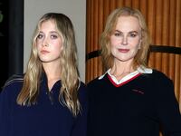 Sunday Rose Kidman Urban and Nicole Kidman at a Miu Miu party in 2024.