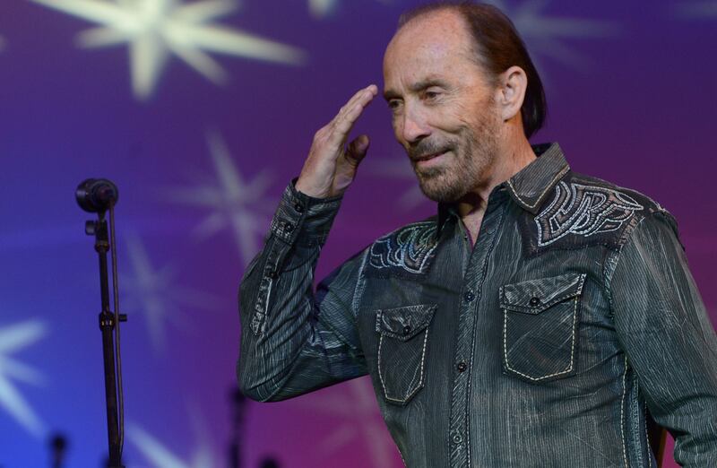 Singer/Songwriter Lee Greenwood performs during Lipscomb University's Copperweld Charlie Daniels' Scholarship for Heroes event at Allen Arena, Lipscomb University on March 25, 2014 in Nashville, Tennessee.