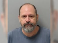A mugshot of Fabian Marta, an investor in the ant-child-trafficking film “Sound of Freedom” who was arrested and charged with felony child kidnapping in July.