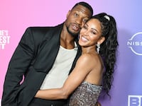 Jonathan Majors and Meagan Good