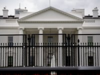 Additional security fencing is up around the White House.