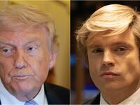 Donald Trump and Sebastian Stan