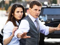 A photo including Tom Cruise from the film Mission Impossible.