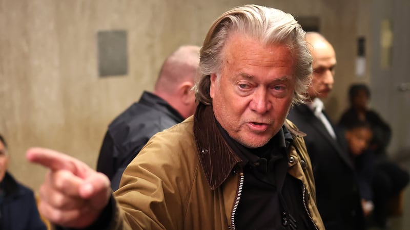 Steve Bannon is pushing for a Trump election run in 2028.