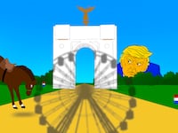 Donald Trump, Empty Fair illustration