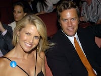 Christie Brinkley and her ex-husband Peter Cook at Radio City Music Hall in 2004.