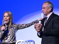 Cheryl Hines and Robert F. Kennedy Jr.