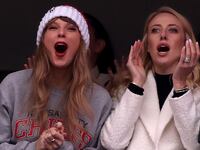 Taylor Swift at the Kansas City Chiefs and New England Patriots game
