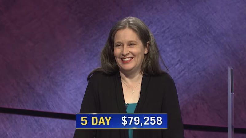 Courtney Shah on Jeopardy!