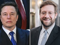 Elon Musk and Evan Feinman