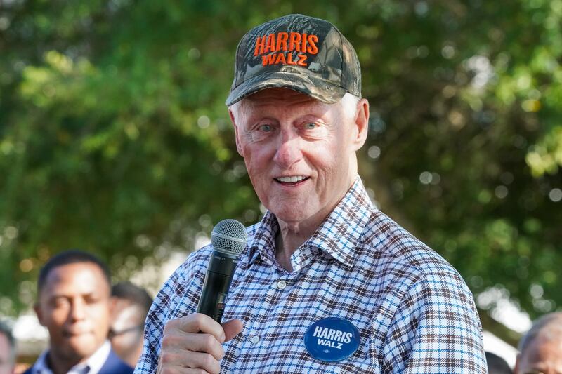 Former President Bill Clinton said Thursday that his biggest fear was that the "courts won’t hold until we have the midterm elections.”