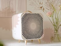 Blue air purifier fan review