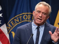 U.S. Secretary of Health and Human Services Robert F. Kennedy Jr. speaks.