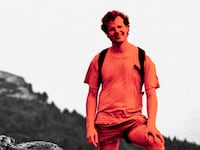 Photo illustration of murder victim, Scott Johnson
