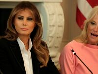 Kellyanne Conway and Melania Trump