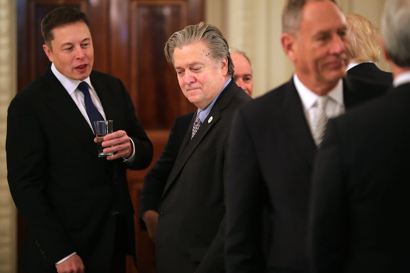Bannon has claimed the Tesla billionaire “doesn’t know anything about the real world."