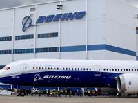 A Boeing 787-10 Dreamliner.
