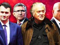 Charlie Kirk, Michael Flynn, Steve Bannon, Walt Nauta