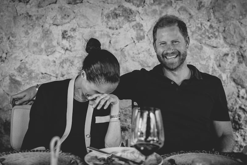 Harry and Meghan, as seen on Instagram this week.