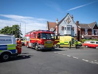 Police in Southport, Merseyside, where a man has been detained and a knife has been seized after a number of people were injured in a reported stabbing