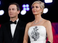 Jared Kushner and Ivanka Trump at the Liberty Inaugural Ball on January 20, 2025 in Washington, DC.