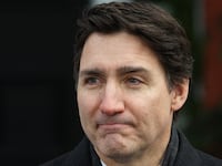 Canadian Prime Minister Justin Trudeau speaks during a news conference at Rideau Cottage in Ottawa, Canada on January 6, 2025. Trudeau announced his resignation, saying he will leave office as soon as the ruling Liberal party chooses a new leader. (Photo by Dave Chan / AFP) (Photo by DAVE CHAN/AFP via Getty Images)