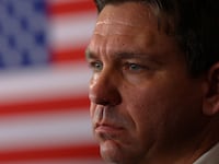 Republican presidential candidate Florida Governor Ron DeSantis